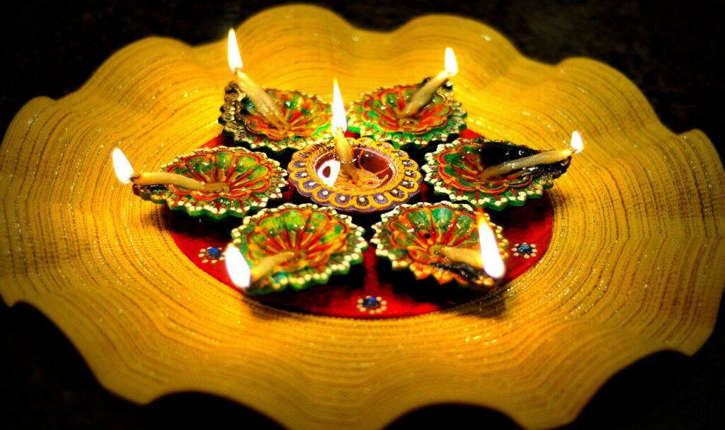 Diwali-Lichterfest, indische Veranstaltung in Berlin